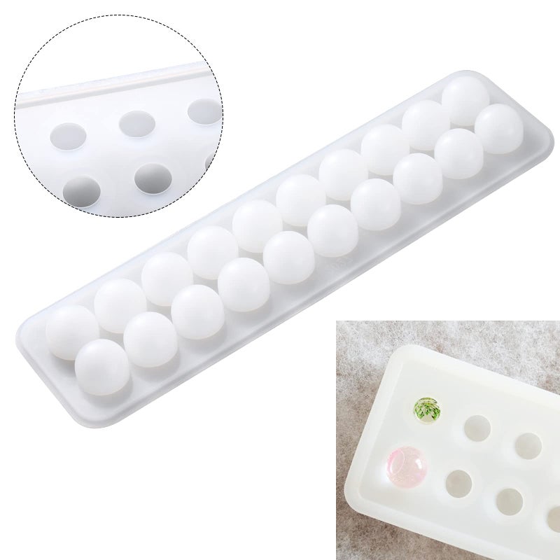 Mayitr Silicone Beads Pendant Mold Mould Casting Resin for Necklace Bracelet Jewelry Making Craft DIY - Image 3